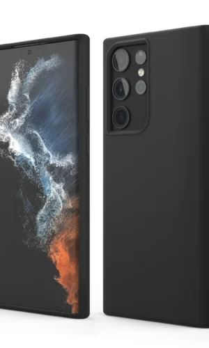 Galaxy S22 Ultra Siyah Silikon Kılıf