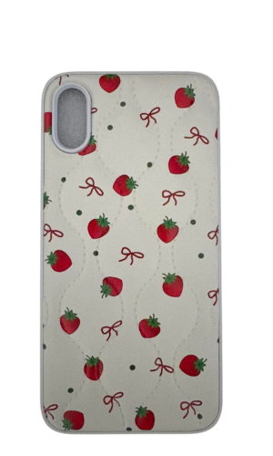 İPhone X/XS Kapitone Çilek