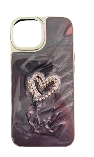 İPhone 15 (Crystal Love) İnci Kalp